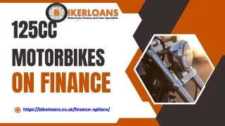 125cc motorbikes on finance