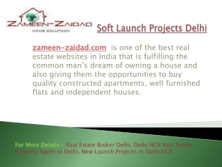 Soft Launch Projects Delhi