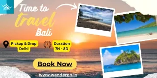 Experience Bali and Gili Islands: 7 Nights/8 Days Adventure from Delhi