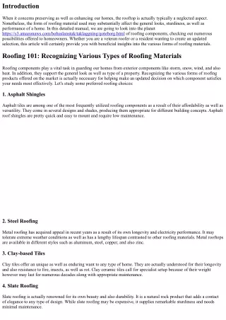 Roofing 101: Knowing Various Forms Of Roofing Products