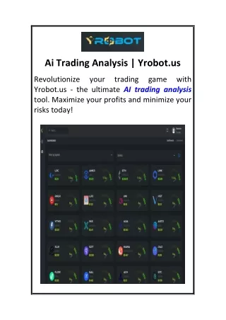 Ai Trading Analysis  Yrobot.us