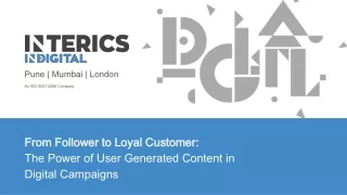 From Follower to Loyal Customer: The Power of User Generated Content in Digital