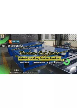 Warehouse Dock Leveler