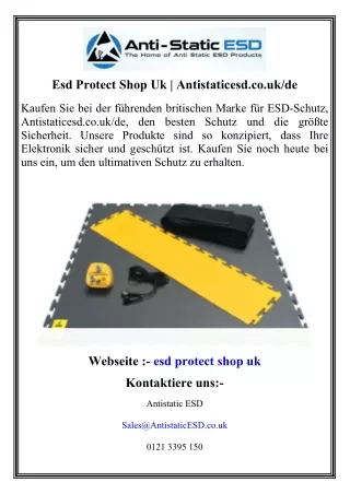 Esd Protect Shop Uk   Antistaticesd.co.uk de