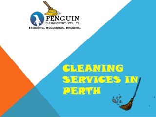 Cleaning Services in Perth