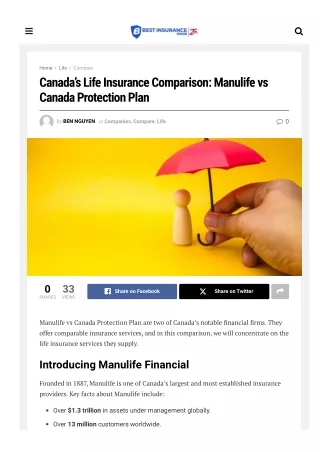 Underwriting Speed: Manulife vs CPP's Application Processing