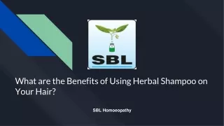 What are the Benefits of Using Herbal Shampoo on Your Hair