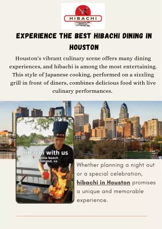 Premier Hibachi in Houston  Book Your Event Today
