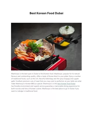 best korean food dubai