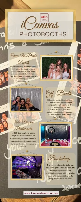 Best Photo Booth Rental for Your Sydney Event