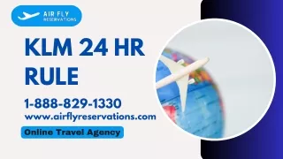 KLM 24  HR Rule