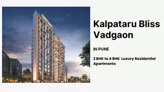 Kalpataru Vadgaon Sinhgad Road Pune | Designed With Love And Care