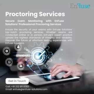 Secure Exam Monitoring with EnFuse Solutions' Professional Proctoring Services