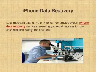 iPhone Data Recovery