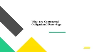 What are Contractual Obligations