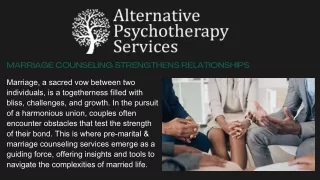 The Power of Communication: Pre-marital Counseling Services for Couples