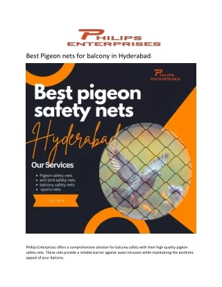 pigeon safety nets  pdf