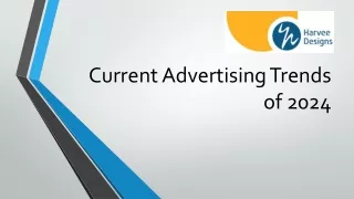Current Advertising Trends of 2024 ppt