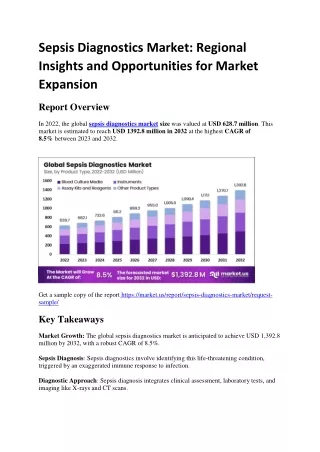 Sepsis Diagnostics Market: Diagnostic Procedures and Trends in Diagnostic Tool A