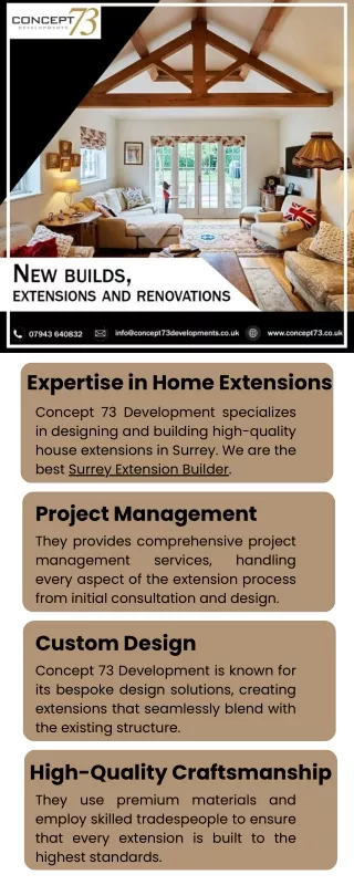 Four Key Points About Surrey Extension Builder: Concept 73 Development