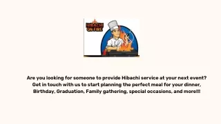 Why Choose a Traveling Hibachi Chef Over a Restaurant