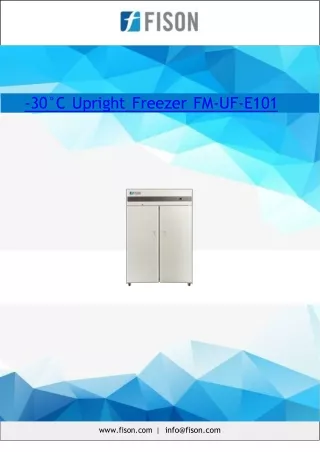 -30°C Upright Freezer Net weight 228kg