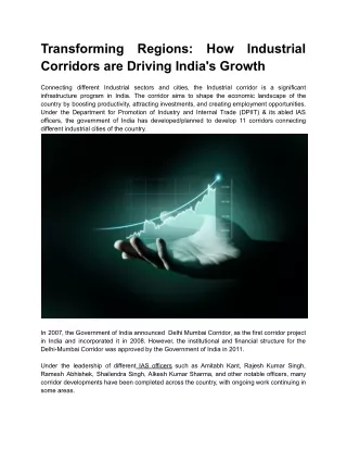 Transforming Regions_ How Industrial Corridors are Driving India's Growth