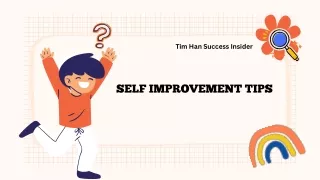 Tim Han Success Insider's Guide to Personal Growth