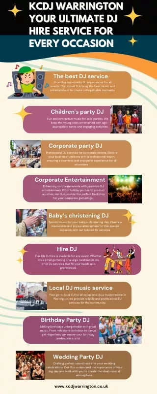 KCDJ Warrington Your Ultimate DJ Hire Service for Every Occasion