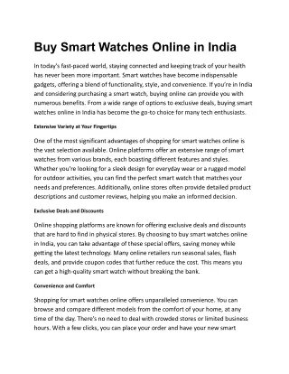 Buy Smart Watches Online in India (1)