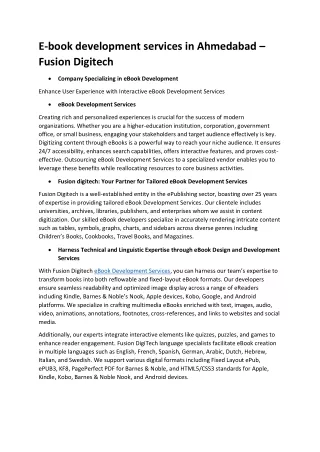 E-book development services in Ahmedabad – Fusion Digitech