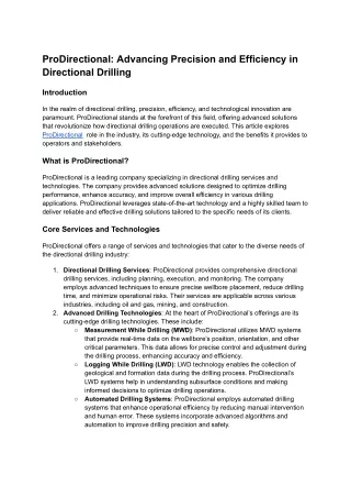 ProDirectional