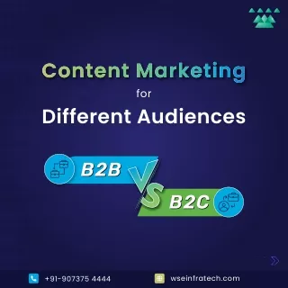 What are the differences between B2B and B2C content marketing?