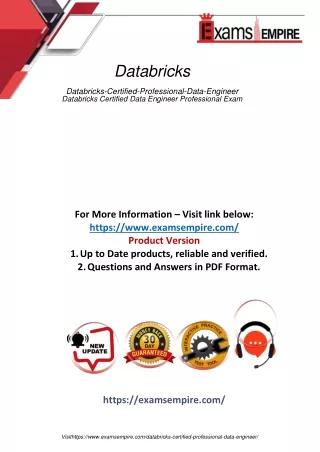 Databricks-Certified-Professional-Data-Engineer Questions and Answers PDF Dumps