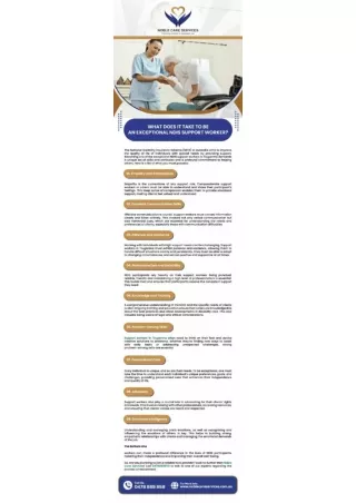 What Does It Take to Be an Exceptional Ndis Support Worker?