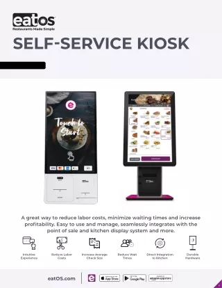 Self-Service Kiosk | Restaurant Management | eatOS