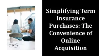 Term Insurance Buy Online