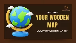 wooden world map for wall