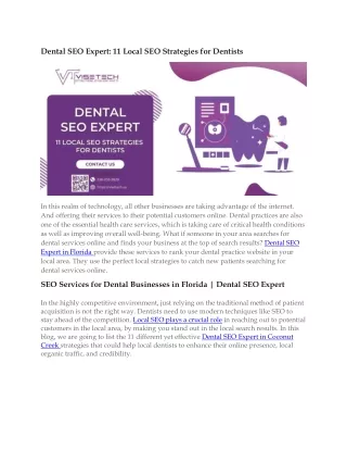 Dental SEO Expert