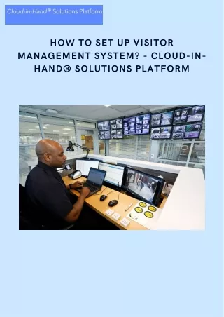 Visitor Management System Enhance Security And Safety