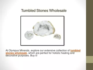 Tumbled Stones Wholesale