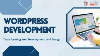 Custom WordPress Development Services by Store Transform