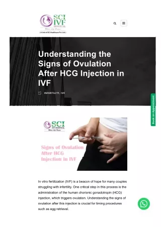 Understanding the Signs of Ovulation After HCG Injection in IVF