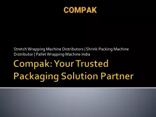 Comprehensive Solutions for Packaging: Stretch Wrapping Machines in India