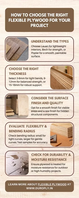 How to Choose the Right Flexible Plywood for Your Project