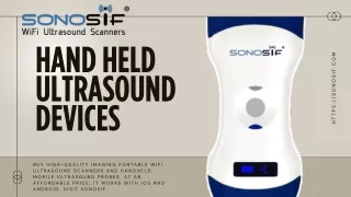 Portable Ultrasound Machine For Sale  Buy Wireless Ultrasound Machine  SONOSIF