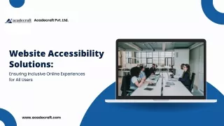 Website Accessibility Solutions Ensuring Inclusive Online Experiences for All Users