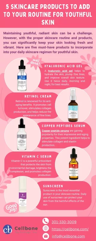 5 Skincare Products to Add to Your Routine for Youthful Skin