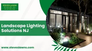 Transform Your Garden with Top-Rated Landscape Lighting Solutions NJ