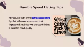 Bumble Speed Dating Tips